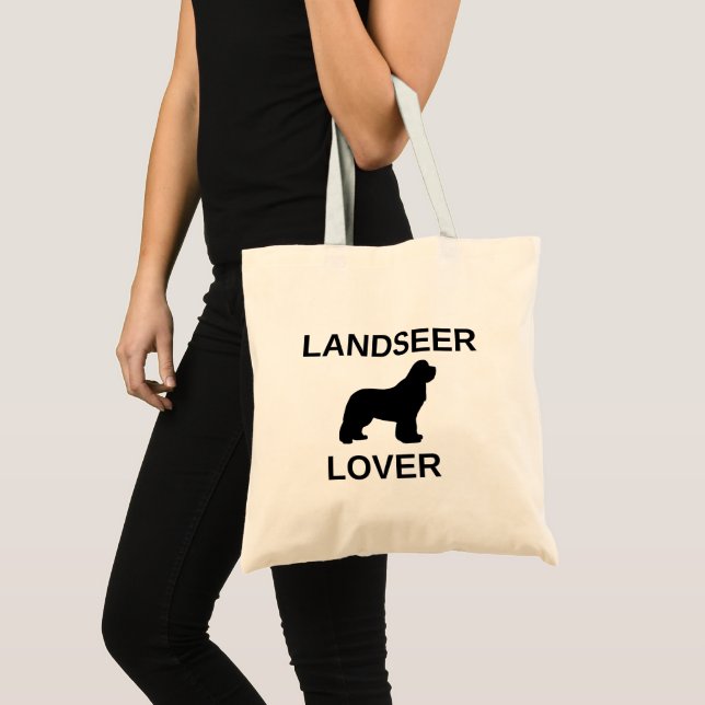 landseer lover tote bag (Front (Product))