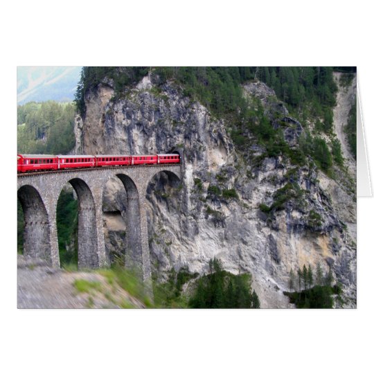 Landwasser Viaduct Card