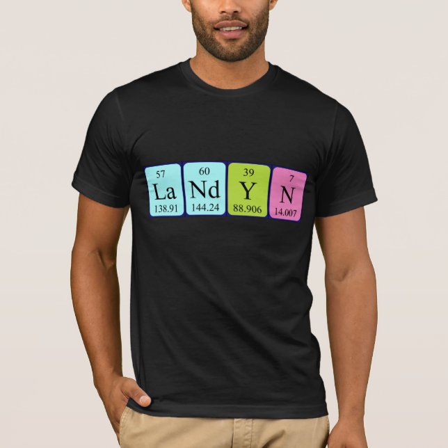 Landyn periodic table name shirt (Front)