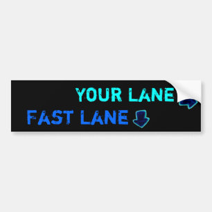 Lane Control Bumpersticker Bumper Sticker