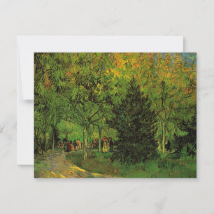 Lane in Public Garden, Arles by Vincent van Gogh