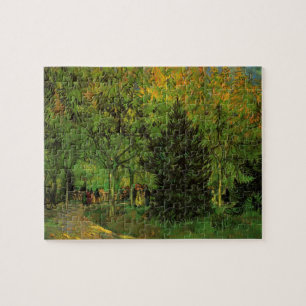 Lane in Public Garden, Arles by Vincent van Gogh Jigsaw Puzzle