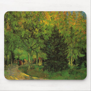 Lane in Public Garden, Arles by Vincent van Gogh Mouse Pad
