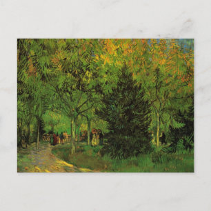 Lane in Public Garden, Arles by Vincent van Gogh Postcard