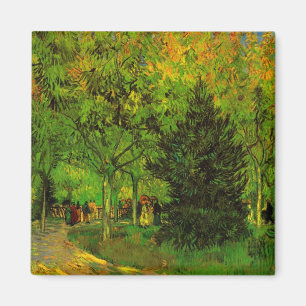 Lane in Public Garden Arles Van Gogh Fine Art Magnet