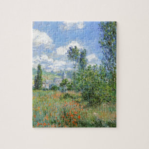Lane in the Poppy Fields - Claude Monet Jigsaw Puzzle