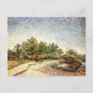 Lane in Voyer d'Argenson Park, Vincent van Gogh Postcard