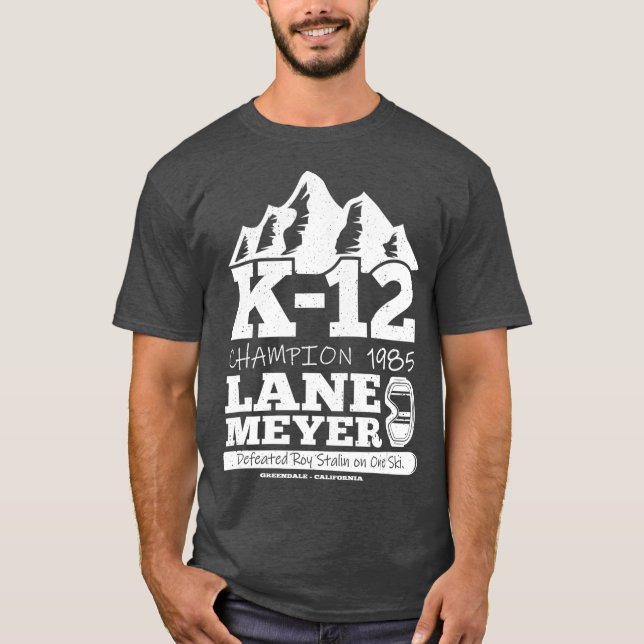 LANE MEYER K12 CHAMPION T SKI SPORT GIFT T-Shirt (Front)