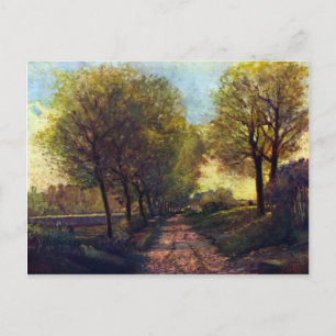 Lane near a small Town by Alfred Sisley Postcard