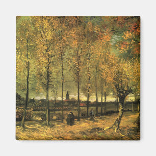Lane with Poplars by Vincent van Gogh  Magnet
