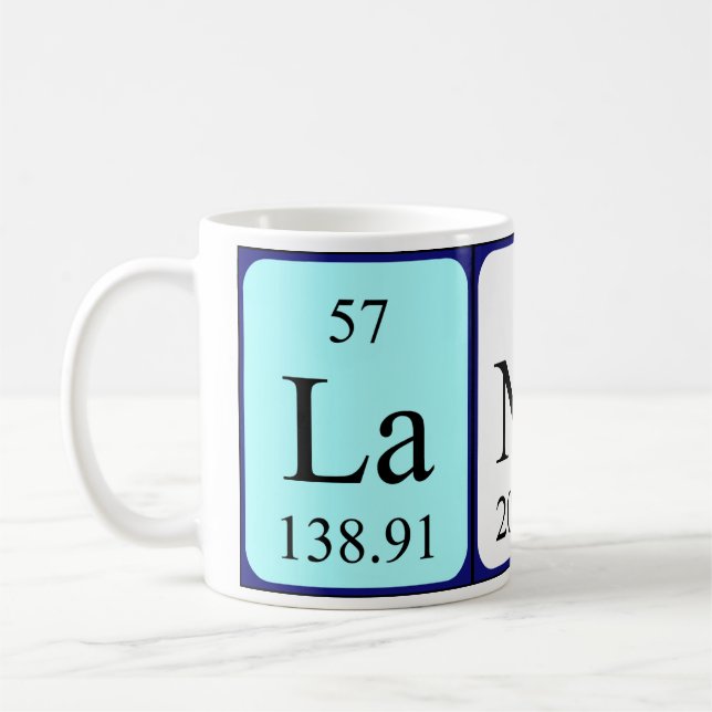 Laney periodic table name mug (Left)