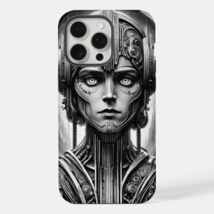 Lang Metropolis tribute. Retro futuristic Woman - iPhone 15 Pro Max Case
