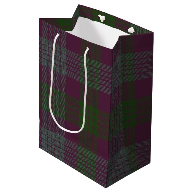 Lang Tartan Medium Gift Bag (Front Angled)