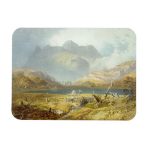 Langdale Pikes, from 'The English Lake District', Magnet