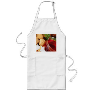 Lange Küchenschürze frohes Fest Long Apron
