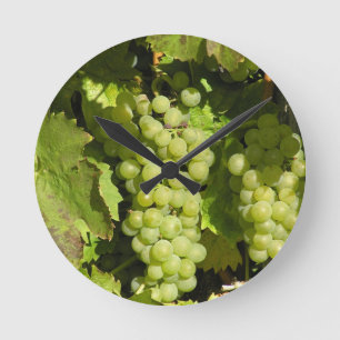 Langenlois grapes round clock
