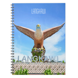 Langkawi Eagle Landmark Malaysia Travel Photograph Notebook