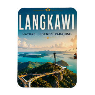 🌿 Langkawi Malaysia Island Adventure  🌉 Magnet