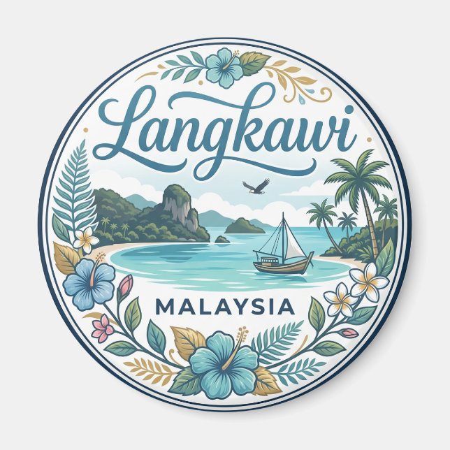 Langkawi Malaysia Magnet (Front)