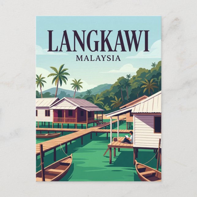 Langkawi Malaysia Postcard (Front)