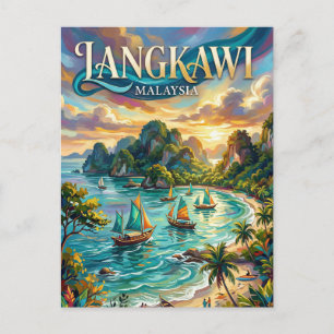 Langkawi Malaysia Postcard