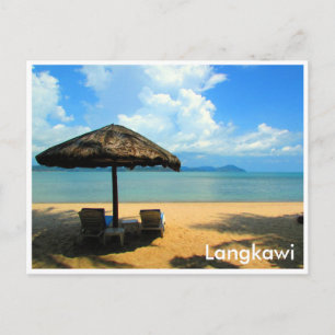 langkawi relaxation postcard