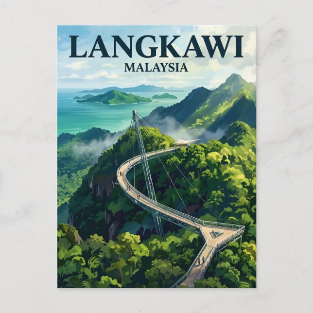 Langkawi Sky Bridge Malaysia Postcard (Front)