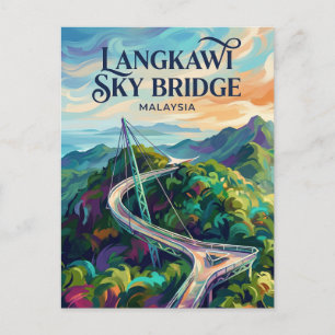 Langkawi Sky Bridge Malaysia Postcard