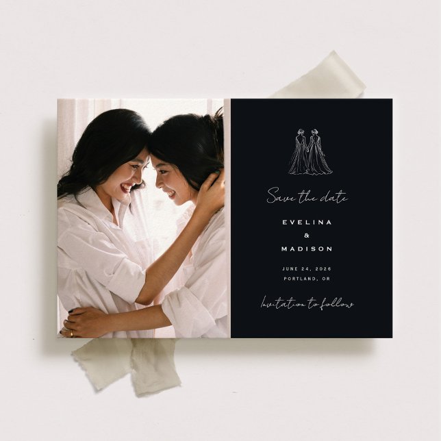 Langley Wedding Two Brides Save The Date (Creator Uploaded)