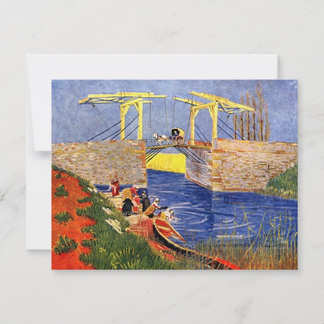 Langlois Bridge at Arles by Vincent van Gogh (Front)
