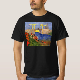 Langlois Bridge at Arles by Vincent van Gogh T-Shirt