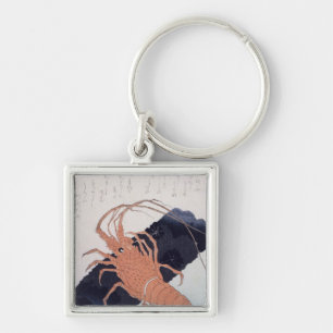 Langoustine with a Block of Charcoal, c.1830 Key Ring