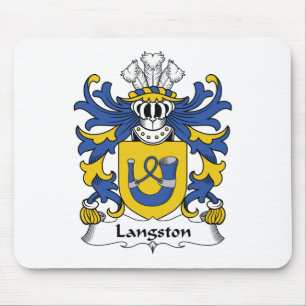 Langston Family Crest Mouse Pad
