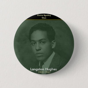Langston Hughes 6 Cm Round Badge