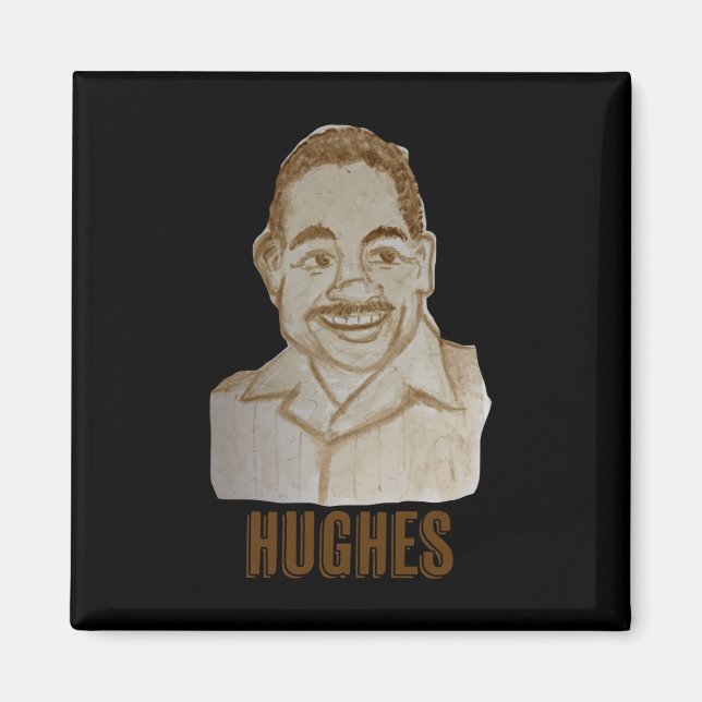 Langston Hughes Sticker  Magnet (Front)