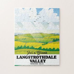 Langstrothdale valley Yorkshire Dales Jigsaw Puzzle