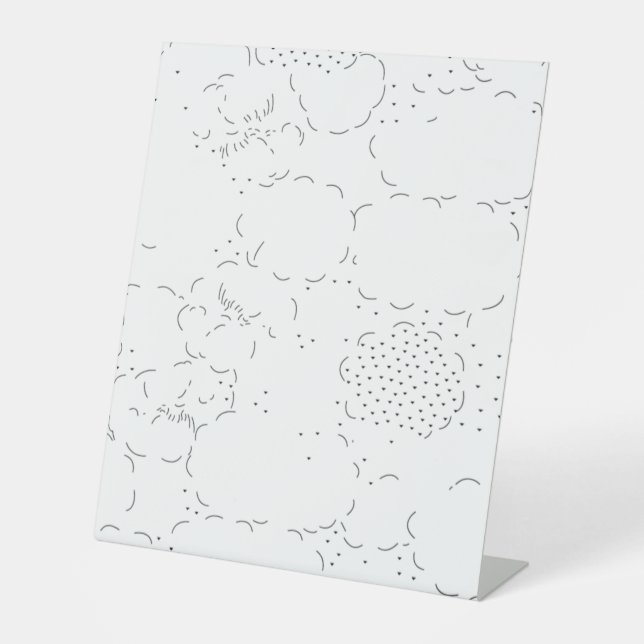 Language, Aqua Haze Pedestal Sign (Front)