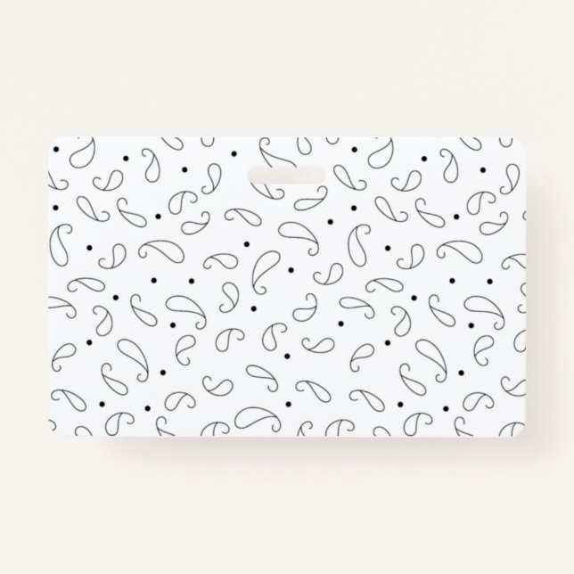 Language, Dark Grey ID Badge (Front)