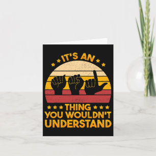 Language Deaf Awareness And Asl 1  Card