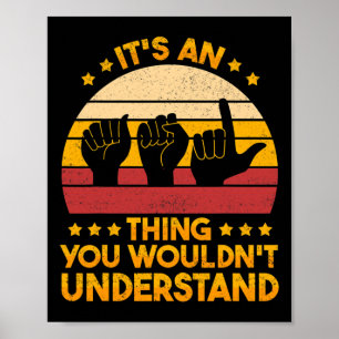 Language Deaf Awareness And Asl 1  Poster