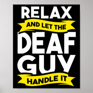 Language Deaf Awareness Hearing Loss And Asl Poster