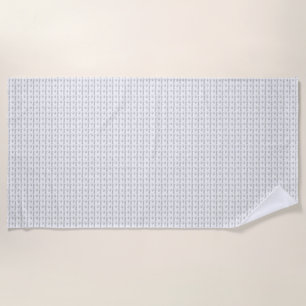 language Design Fourteen Beach Towel