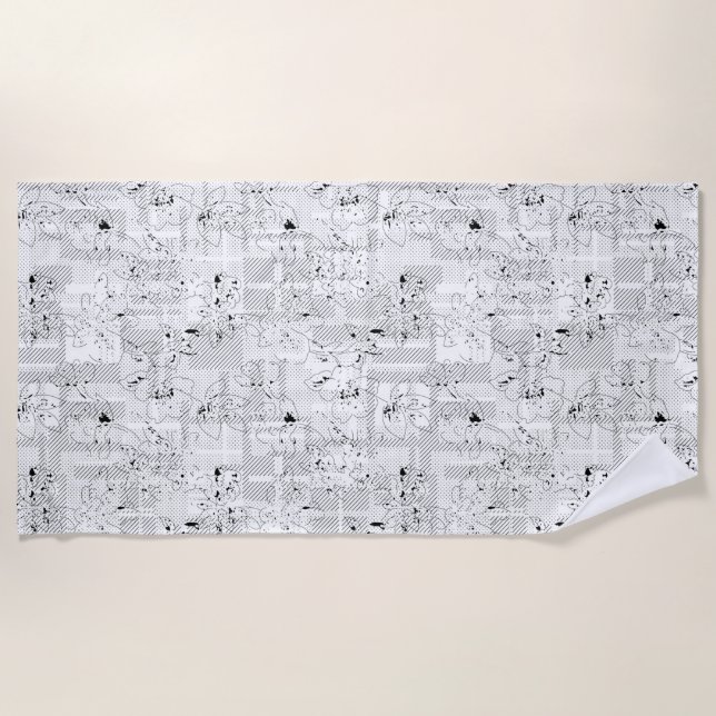 language Design One Hundred One Beach Towel (Front)