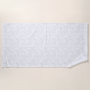 language Design Thirty Four Beach Towel