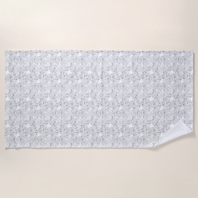 language Design Three Beach Towel (Front)