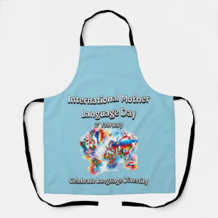 Language Diversity. International Mother Language Apron