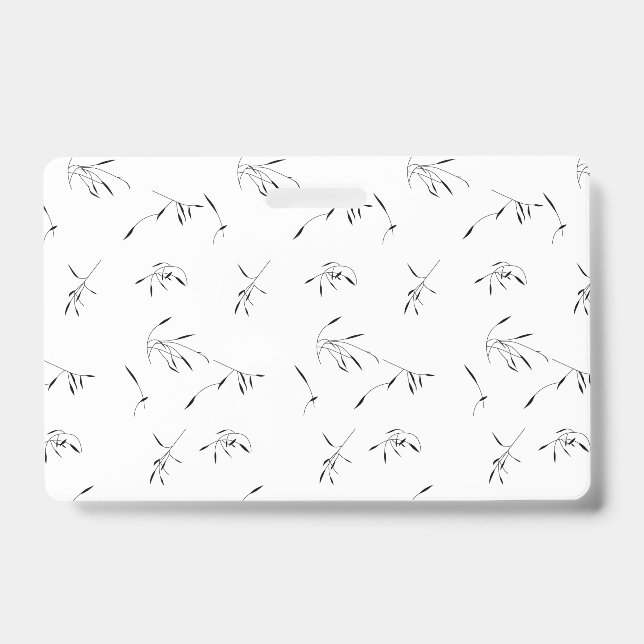 Language, Dove Grey ID Badge (Front)