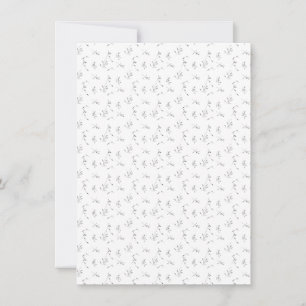 Language, Dove Grey Invitation