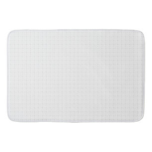 Language, Green White Bath Mat