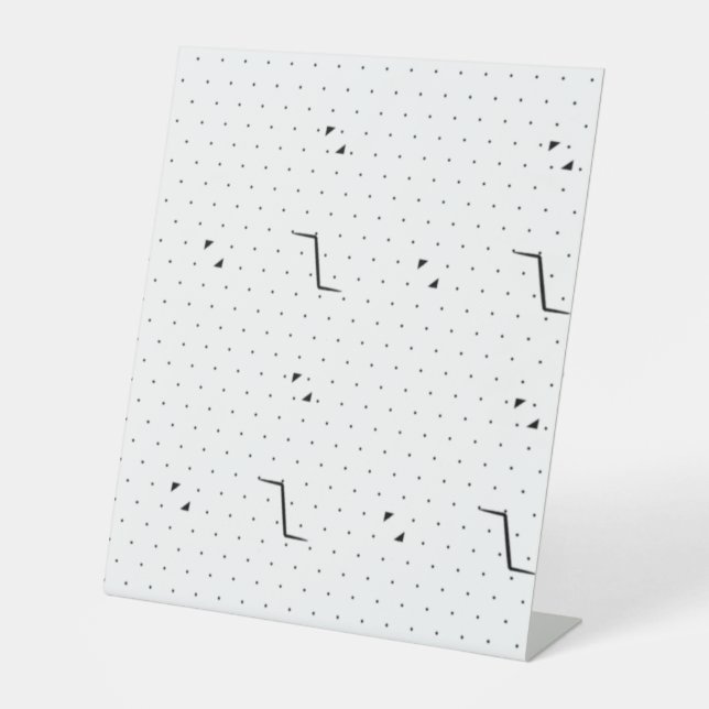 Language, Green White Pedestal Sign (Front)